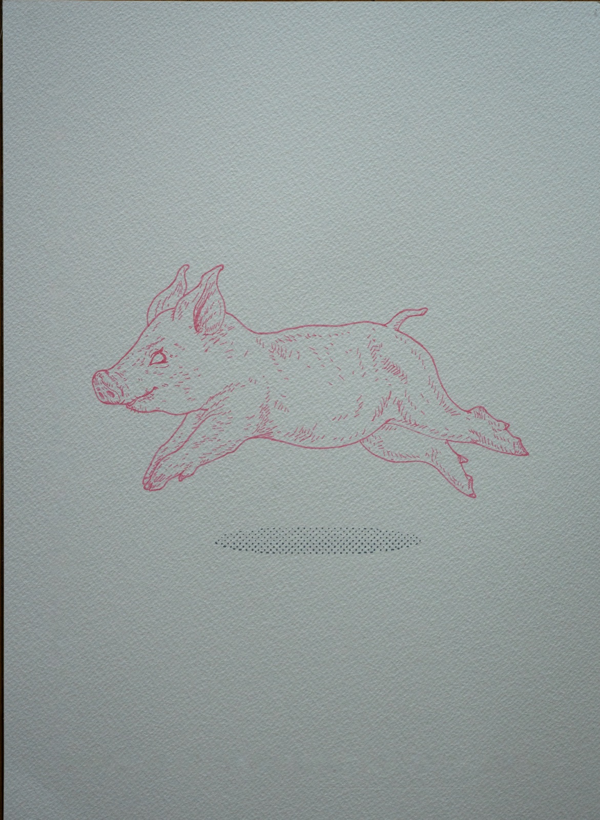 Piglet — pen plotter drawing